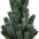 Vickerman rbol de Navidad artificial de abeto azul de 15 pulgadas, sin luz, paquete de 2, rbol de Navidad de abeto sinttico, decoracin de temporada para interiores del hogar