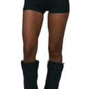 RoseSeek Women's High Waisted Booty Shorts Party Going Out Fitted Y2K Mini Shorts (Black, XS)