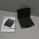 High Capacity 54 Slots Memory Card Case for 36 Micro SD and 18 SD Cards with Labels,Water-Resistant Anti-Shock Anti-Dust,Micro SD/SDHC/SDXC TF Card and SD/SDHC/SDXC Holder Organizer Storage