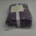 NTBAY 100% Pure Cotton Oversize (60x80) Cable Knit Throw Blanket, Super Soft Warm Knitted Blanket for Bed, Sofa, Chair, Couch - Extra Cozy, Machine Washable, Comfortable Home Decor, Eggplant Purple