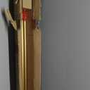 1 Inch Modern Gold Double Curtain Rod for Windows - Tension curtain rod 84 to 120 Inchs- Luxury Translucent Finials with Holdbacks -BHSRODS Home Double Window Rods for Living Room & Bedroom