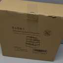 SMRCAD Fridge Organizers and Storage, A Clear Pull-out Drawer Container and 7 Pack Organizer Bins with Lids, Stackable Storage Containers for Fruits, Vegetable (Set of 8)