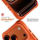 ORNARTO Magnetic for iPhone 17 Pro Max Case, 7X Military-Grade Drop Protection, Compatible with MagSafe, Slim Shockproof Translucent Matte Phone Case for iPhone 17 Pro Max 6.9", Orange