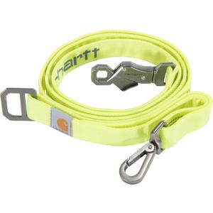 Carhartt Pet Durable Nylon Duck Leashes for Dogs, Reflective Stitching for Visibility, Brite Lime, Large