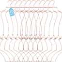 Stylish Body Shape Bikini Hanger Wire Display-Metal Lingerie Hangers for Swimsuits and Bathing Suits Hangers - Showcase and Organize Your Swimwear Collection with Elegance Pink Gold(Set of 10)