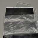 Minifigure Display Case for Action Figures Blocks, Clear Dustproof Acrylic Display Box Storage with 3 Movable Steps Gifts for Children, Black