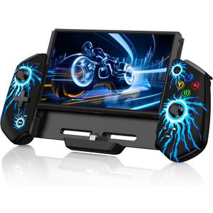 KICKDOT JC500 Nintendo Switch 2 Joypad Controller | Wireless Gamepad with Hall Effect Joysticks, Built-in Kickstand, Ergonomic Grip | No Drift, Turbo, Programmable Back Buttons
