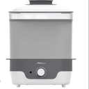 The First Years Modular Baby Bottle Sterilizer - Countertop Bottle Sterilizer - Sanitizes Baby Bottles, Baby Pacifiers, Breast Pump Parts - Baby Bottle Feeding Supplies
