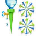 Self Watering Spikes for Plant, Plant Watering Spike,Automatic Plant Waterer for Garden Planter Indoor & Outdoor Adjustable Drip Irrigation Vacation Plant Waterer (20)