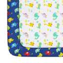 Pack and Play Sheets Boys, 2 Pack Mini Crib Sheets, Stretchy Playard Fitted Sheet, Compatible with Graco Pack n Play, Soft and Breathable Material, Dinosaur & Elephant
