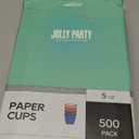 500 Pack 5oz Paper Cups, Multicolor Paper Disposable Cups, Small Mouthwash Cups, Cold Beverage Drinking Cup for Party,Travel and Event (Stars)