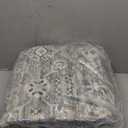 Area Rug Living Room Rugs 8x10 - Washable Vintage Boho Rugs Ultra Soft Non-Slip Non-Shedding, Large Distressed Carpet for Bedroom, Farmhouse, Dining Room, Indoor, Kids Playroom, Grey