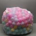 Amazon Basics BPA-Free Ball Pit Balls with Storage Bag, Crush-Proof Plastic for Toddlers Kids 12+ Months Play, 6 Pastel Colors, Pack of 400