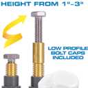 DANCO All-in-One Toilet Installation Kit, Perfect Seal Wax Ring & Zero Cut Bolts, Toilet Repair, Wax-Free, Mounting Toilet Bolts (10879X)