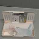 Electric Nasal Aspirator for Baby, Nose Aspirator for Toddlers, Waterproof Baby Nose Sucker, Nose Cleaner with 3 Silicone Tips, Adjustable Suction Level, Music and Light Soothing Function,Green