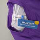 Halcurt Women's Long Sleeve Rash Guard Swim Shirt with Built in Bra Light Weight Quick Dry UPF50 Swimsuit Top M Purple
