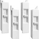 4 Pcs Tilt Latch Pairs Spring Loaded Sliding Window Latch Lock