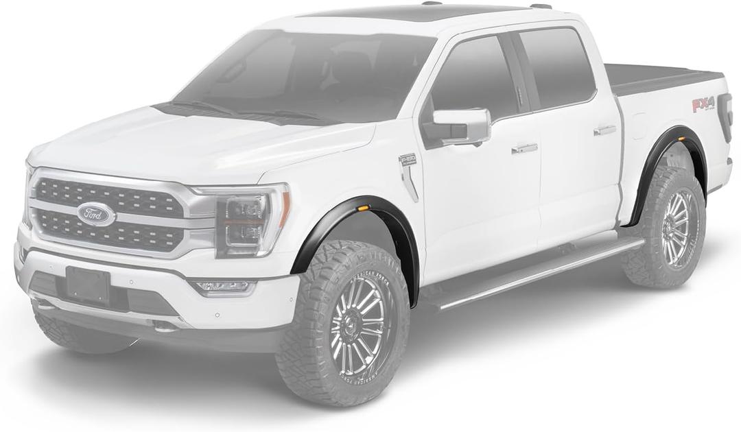 Husky Liners - RVL Style Fender Flares | Fits 2019-2024 Ram 1500 (Excludes Rebel & TRX Models), Black, 4 pcs. | 2805939