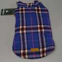 Kuoser Waterproof Dog Coat, Reversible Dog Jacket for Small Dogs, Adjustable Durable Doggie Winter Coat Warm Cozy Puppy Cold Weather Apparel from Small to Large Breed, Navy S (Small (Pack of 1))