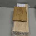 WOPITUES Wood Floating Shelves Set of 6, Shelves for Wall Decor, Farmhouse Shelf for Bedroom, Bathroom Storage Shelves, Book Shelves for Living Room - Rustic Brown (16.5 Inch)