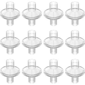 12-Pack CPAP Filters, CPAP Inline Filter for Most Standard CPAP and BiPAP Machines, Compatible with ResMed & Dreamstation Size 22mm & 25mm CPAP Tube, CPAP Supplies