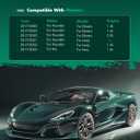 SCITOO D1912 Ceramic Brake Pads Sets Front w/Hardware Replacement For Hyundai For Elantra 2017-2020,For Hyundai For Ioniq 2017-2022,For Kia For Niro 2017-2022