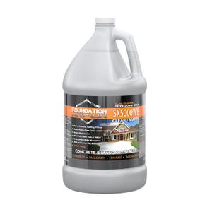 Armor SX5000 WB Water-Based Silane-Siloxane Sealer for Concrete, Brick, Pavers, Stone - Matte Concrete Sealer - 1 Gallon