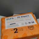 Pura Hypoallergenic Diapers, Size 2 (7-13 lbs) Totally Chlorine Free, Wetness Indicator, Suitable for Sensitive Skin, Soft Organic Cotton, Overnight, 3 Packs of 29 (87 Baby Diapers)