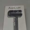 ANNLARY Hair Dryer with Comb | 1800W Blow Dryer with Diffuser for Curly Hair | Plasma Ionic Hairdryer for Frizz Control | Foldable & Protable Design for Travel | 6.5 ft ALCI Cord