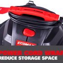 Ecomax 10 Gal 5.5HP Stainless Steel Vac