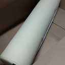ForPro Full Round Bolster Pillow, Crme, Oil and Stain-Resistant, for Massage and Yoga, 6 R x 26 L