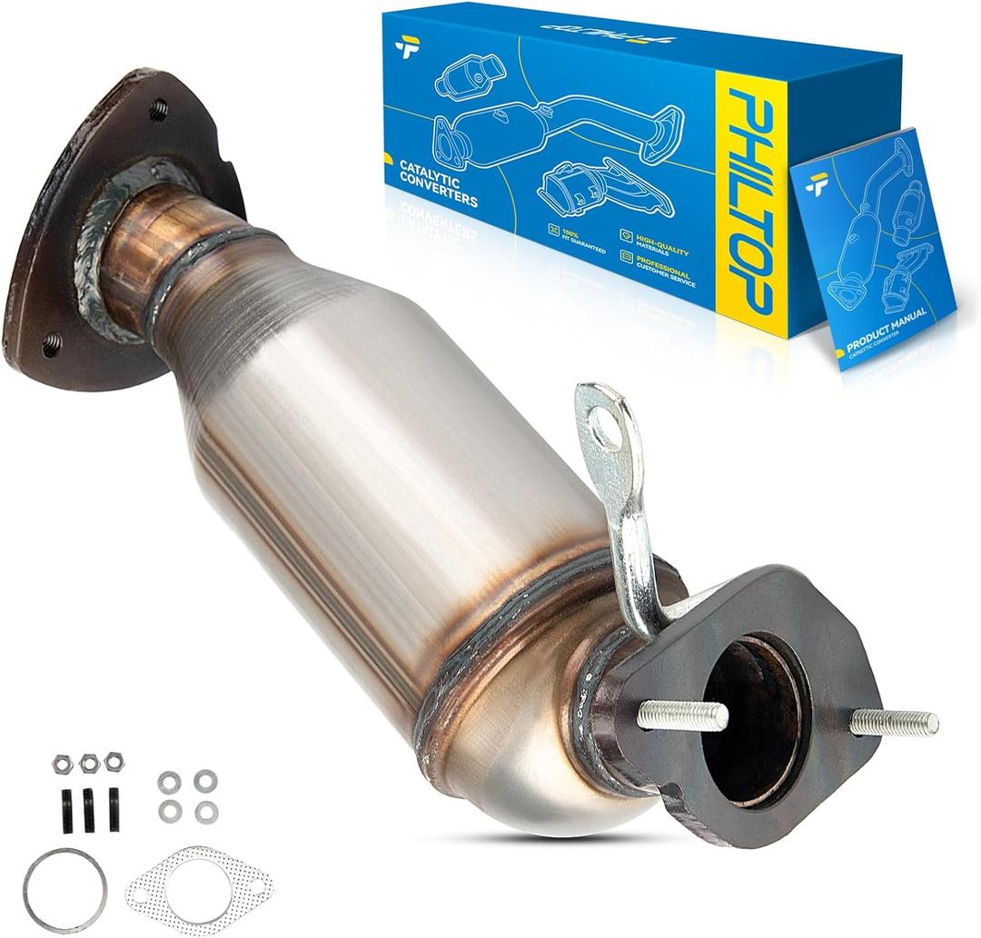 PHILTOP Front Left Catalytic Converter Compatible with Chevrolet, GMC, Buick, Saturn 3.6L 2009-2017 Traverse, 2007-2016 Acadia, 2008-2017 Enclave, 2007-2010 Outlook, 2017 Acadia Limited Replace# 16709