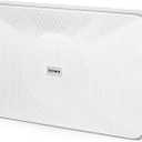 Bluetooth Speaker White 60W, with AUX3.5mm/USB Port for PC and TV, Speaker Can be Hung on The Wall, Suitable for Small Stores (Bluetooth Code/Pin:9898)