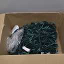 LED Christmas Net Lights Outdoor Decorations for Bushes,144LED 6ftx6ft Connectable Green Wire Net Christmas Lights for Outdoor Indoor Yard Mesh Shrub Tree Decor,UL Certified(Warm White)