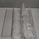 Lifewit Floating Shelves for Wall, 4 Pack 15" Clear Acrylic Shelf Room Decor for Book/Figures/Photo/Makeup in Bathroom, Book Shelf, Living Room, Bedroom, Kitchen Storage and Organization