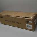 5ft Prelit Artificial Christmas Tree with 1528 PE PVC Tips, Premium Pre-Lit Holiday Xmas Tree with 200 UL Incandescent Lights, Metal Hinges & Foldable Base for Home Office Party, Green