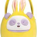 Squishmallows Original 12in Lancelot the Chocolate Bunny Egg Hunt Basket – Ultrasoft Official Jazwares Plush Accessory Pack of 3