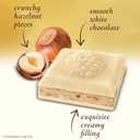 Ferrero Rocher Premium Chocolate Bar, White Chocolate Bar with Hazelnut Filling, 8 Count, 3.1 oz Each