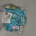 Arabian Princess Costume for Toddler Girls - with Sequin Small bag, Headband (Blue, S)