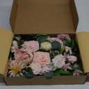 Faux Flower Swag Set of 2 for Wedding Welcome Signs Floral Swag Wedding Reception Ceremony Signs Decor (Pink)