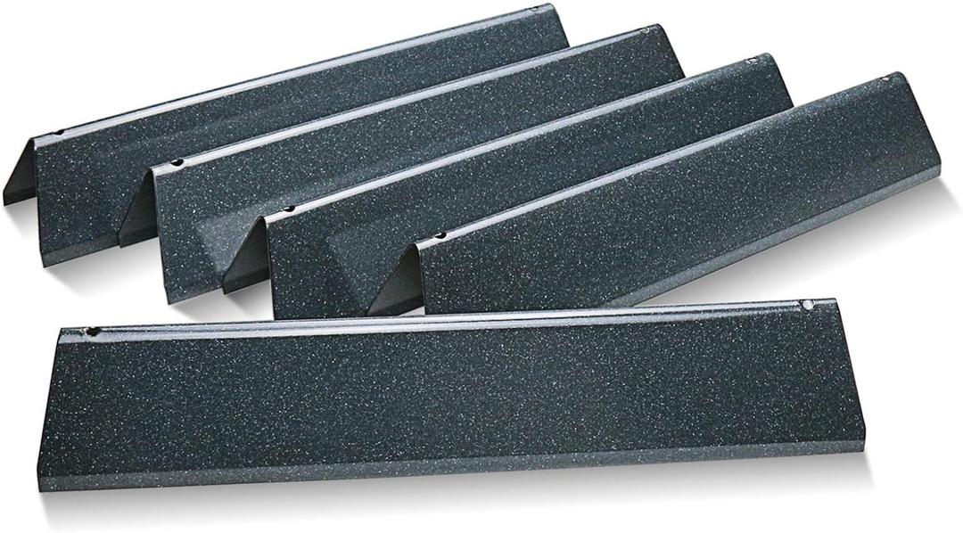 15.3" Flavorizer Bars for Weber Spirit 300, GS4 Spirit II 300 Series E310 E320 E330 S310 S320 S330 (2013-Current) - 5 Pack Porcelain Steel Heat Plates Replacement for Weber 7636 69797 68843