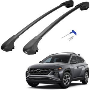 JOYTUTUS 220lbs Lockable Roof Rack Cross Bars Compatible with Hyundai Tucson 2022-2025 SE/SEL/N Line/Limited, Heavy Duty Aluminum Alloy Anti-Theft Crossbars Carrier Cargo Luggage Rack