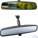 10.5" Interior Rear View Mirror, Universal Rearview Mirror Compatible with Toyota Chevrolet Ford Nissan Honda Civic Accord Jeep Subaru Hyundai Kia Mazda Buick and More Car Rear View Mirrors