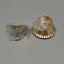 Borosil Akhand Diya (Small, Brass)
