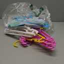 GoodtoU 60Pack Baby Clothes Hangers for Closet Plastic Small Kids Hangers Childrens Nursery Hangers Infant