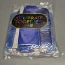 2 x Decor365 Blue Fringe Curtains Blue Party Decorations Blue Circle Garlands Streamers Banner Backdrp for Wedding Graduation Bridal Shower Bachelorette Ramadan Birthday Party Supplies