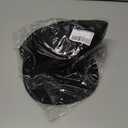 Chef Hat for Men Snapback Hats Funny Flat Bill Hat for Boy Women Adjustable Snap Pack Baseball Cap Black (Black)