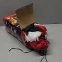 Joiedomi 5.5 FT Tall Christmas Inflatables Outdoor Decorations Hanging Santa with Gift Bag, Christmas Blow Up Climbing Santa Yard Decoration with Build-in LED for Xmas Party, Garden, Lawn Decor