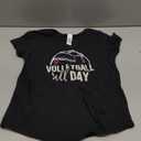 Volleyball Teen Girl Women Volleyball Graphic Volleyball T-Shirt, S