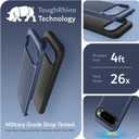 TUDIA MergeGrip [Military Grade] Designed for Google Pixel 9 Pro XL Case 2024, [Drop Tested] Dual Layer Shockproof Slim Non-Slip Heavy Duty Protective Phone Cases - Indigo Blue